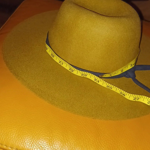 🌹camel color wide brim fedora hat🎉 - Picture 7 of 8